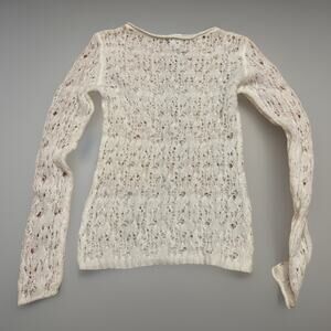 Wild Fable I Soft Loose Knit Sweater Cream Women’s XS